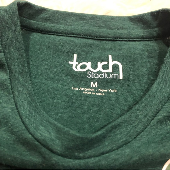 New York Jets 3/4 raglan T-Shirt Side Tie Touch Alyssa Milano women’s Size M NWT - Picture 3 of 8